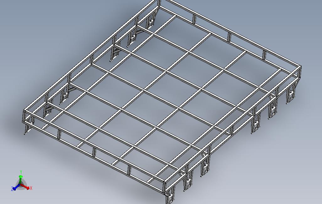 solidworks车顶行李架结构设计