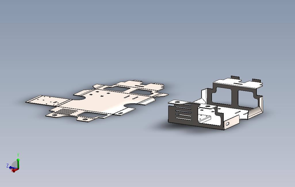 solidworks金属板组件框架