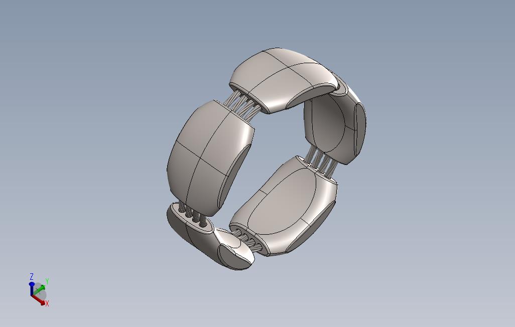 solidworks钛合金结婚戒子设计图