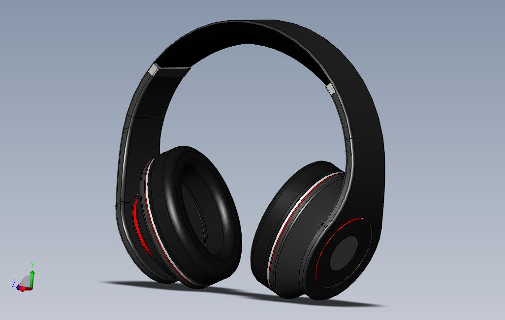 solidworks魔声beats耳机外观设计