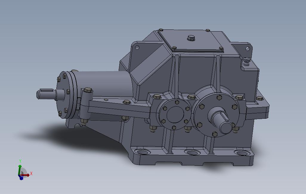 solidworks减速器总装及运动仿真