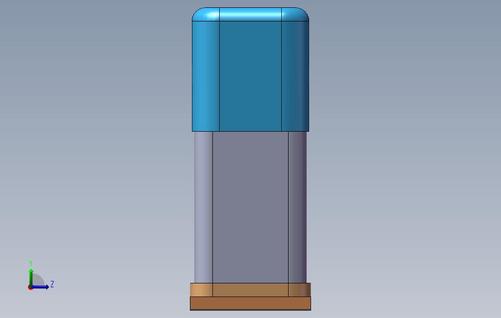 solidworks智能电容器模型 左侧视图