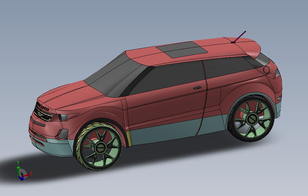 suvtotal汽车3D模型