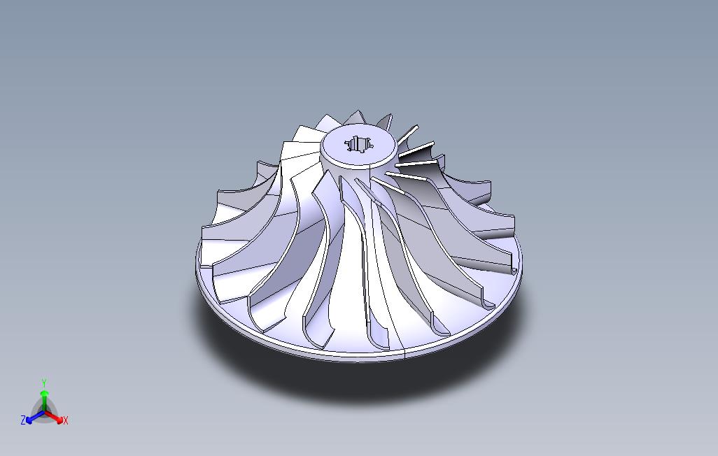 turbine涡轮机叶片模型