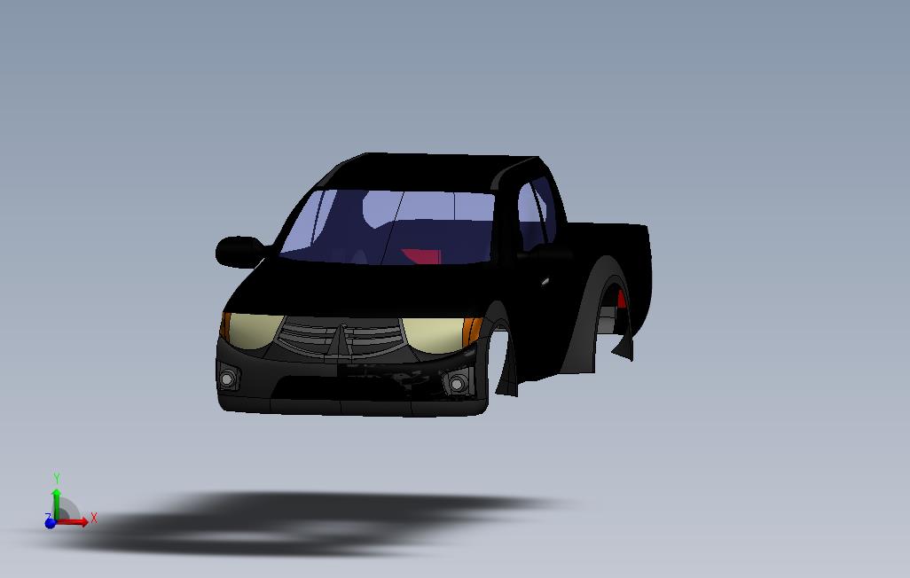 三菱(日本公司)汽车3D模型