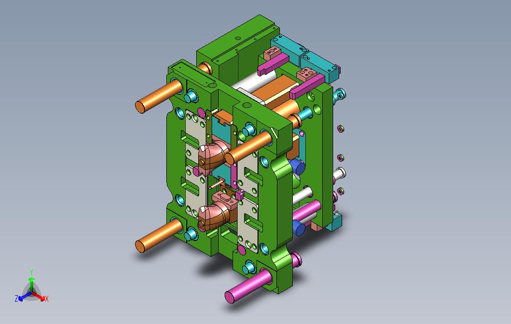 公模3D模具圖