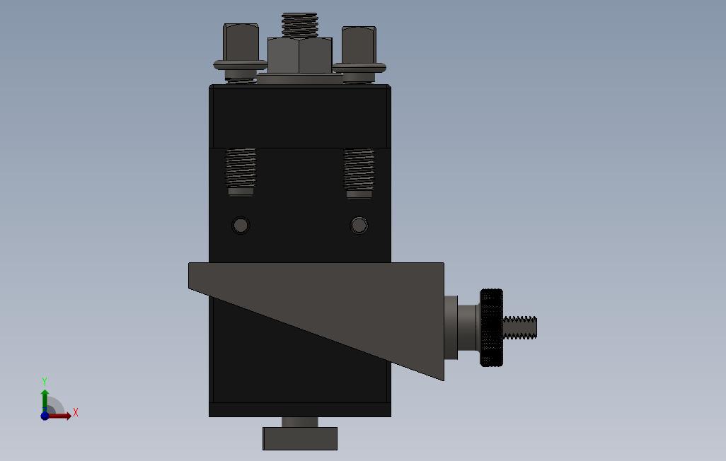刀架_SOLIDWORKS 2010_模型图纸免费下载 – 懒石网