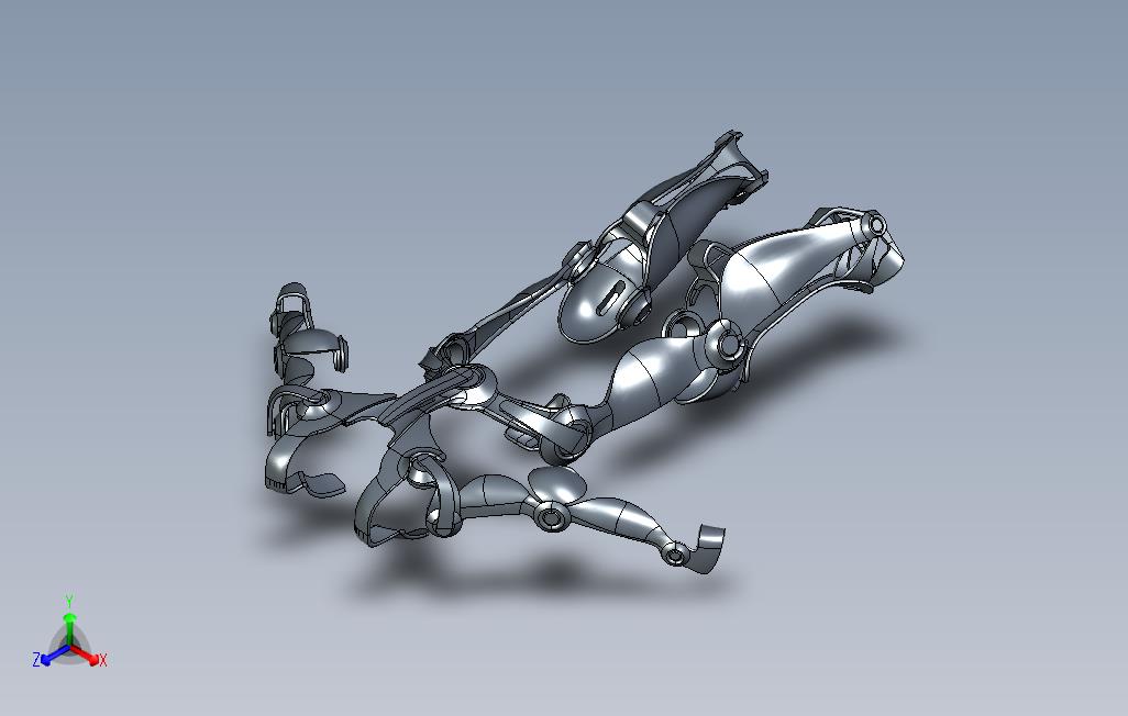 单兵外骨骼机器人机械设计图