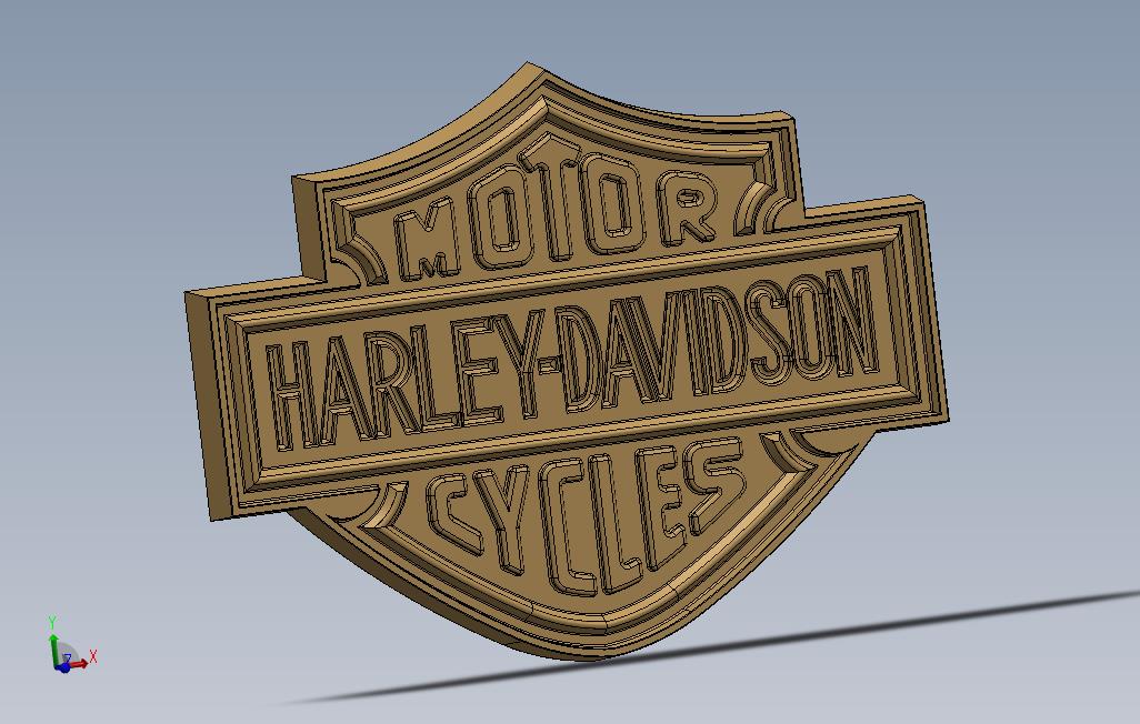 哈雷微型摩托车标志
