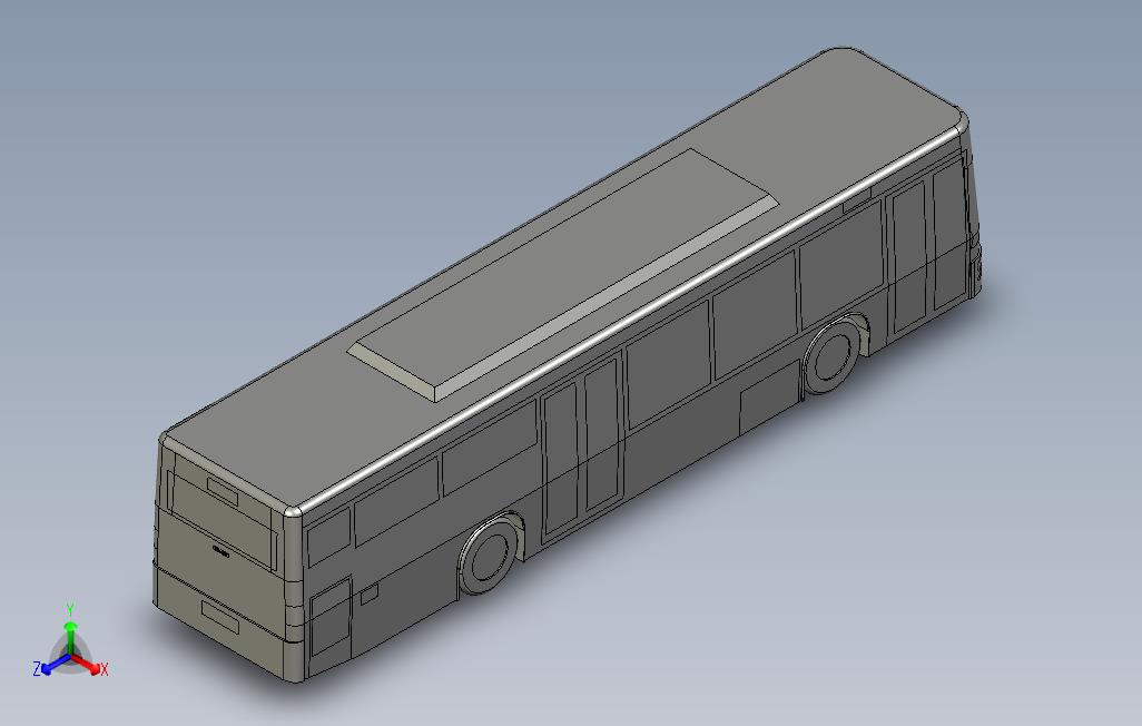 大客车3D数模