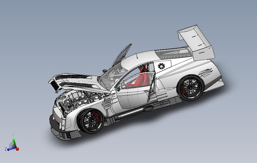 奥迪A5双门轿跑SolidWorks模型
