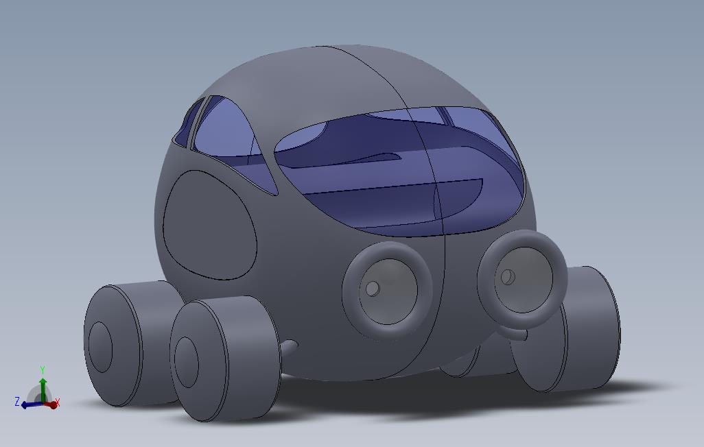 小汽车3D模型