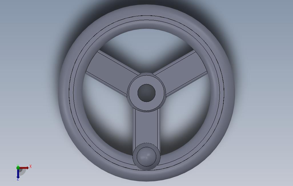 手轮_SOLIDWORKS 2009_模型图纸免费下载 – 懒石网