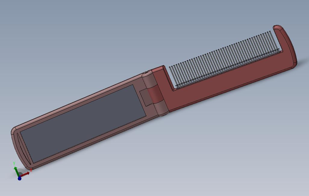 折叠梳子造型设计