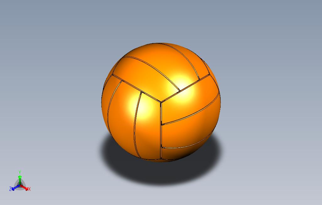 排球3D模型