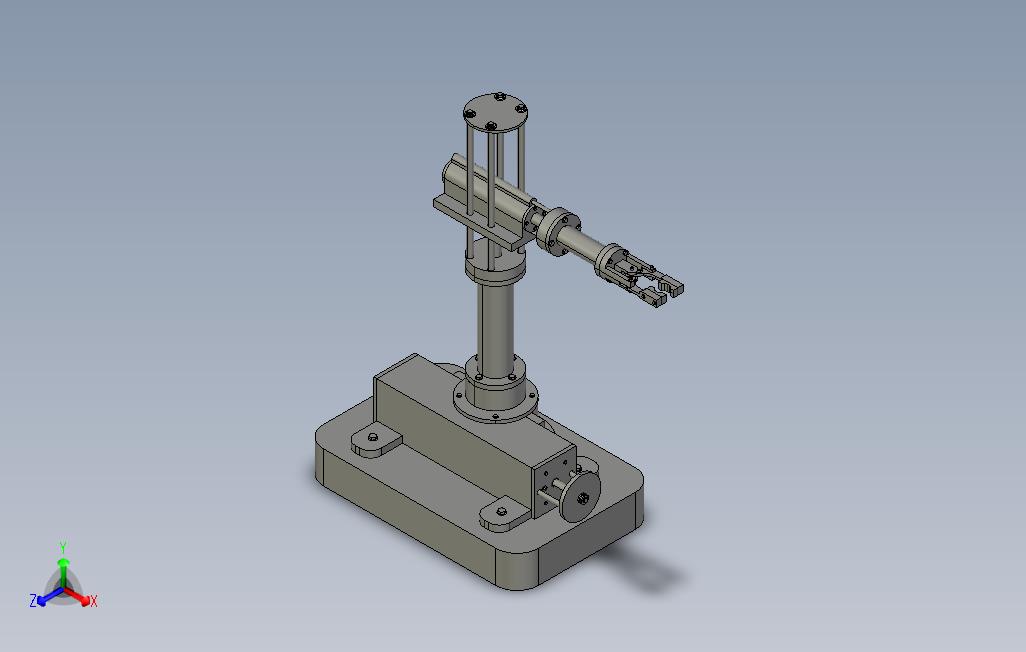搬运机械手3D模型以及工程图纸