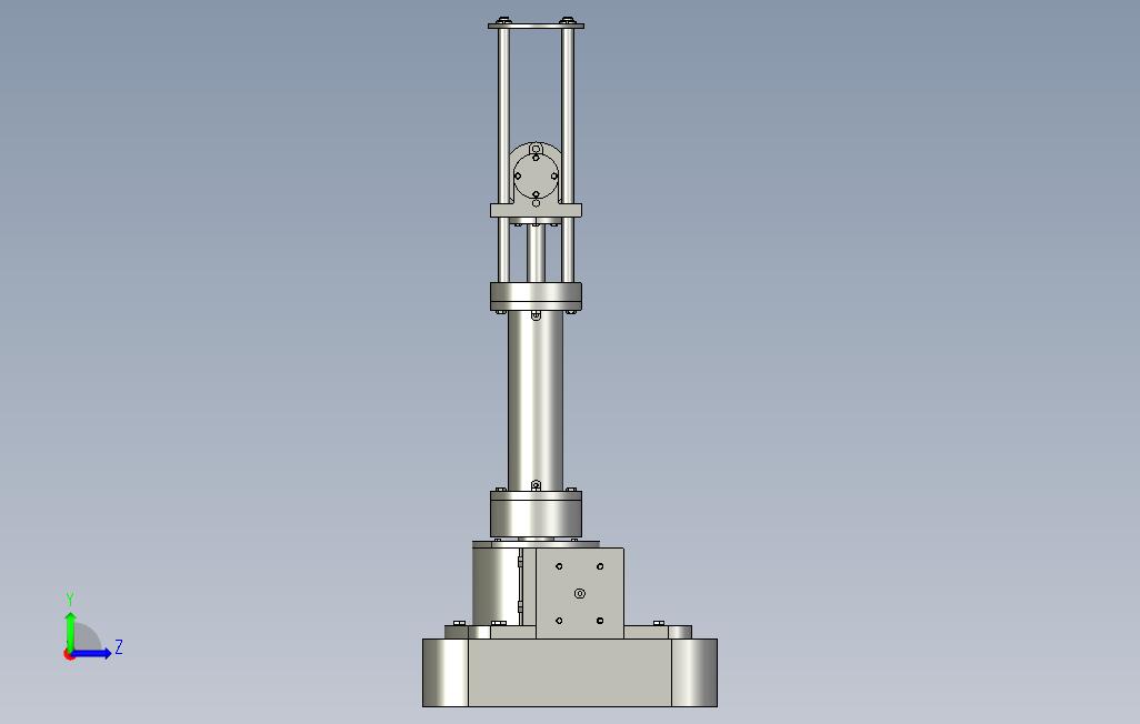搬运机械手3D模型以及工程图纸 左侧视图