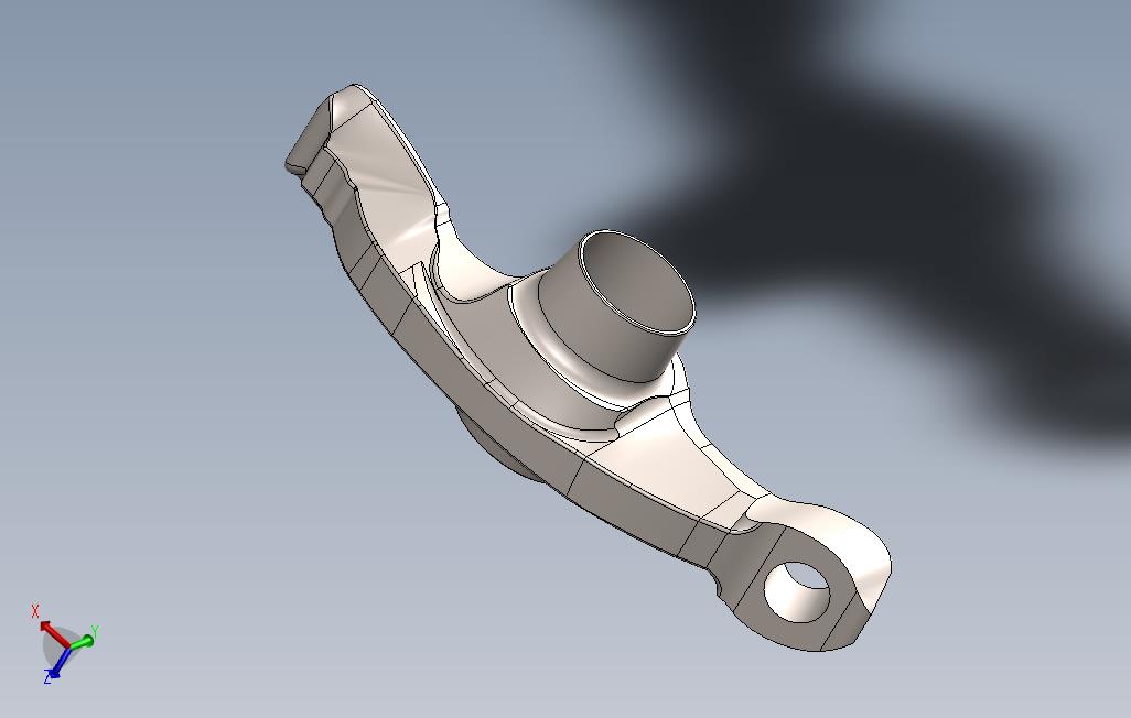 摇杆 Solidworks 2012 模型图纸免费下载 懒石网