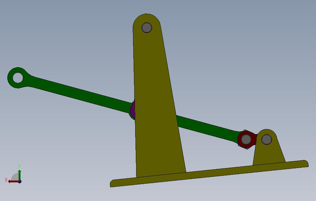 摇杆机构设计 Solidworks 2012 模型图纸免费下载 懒石网