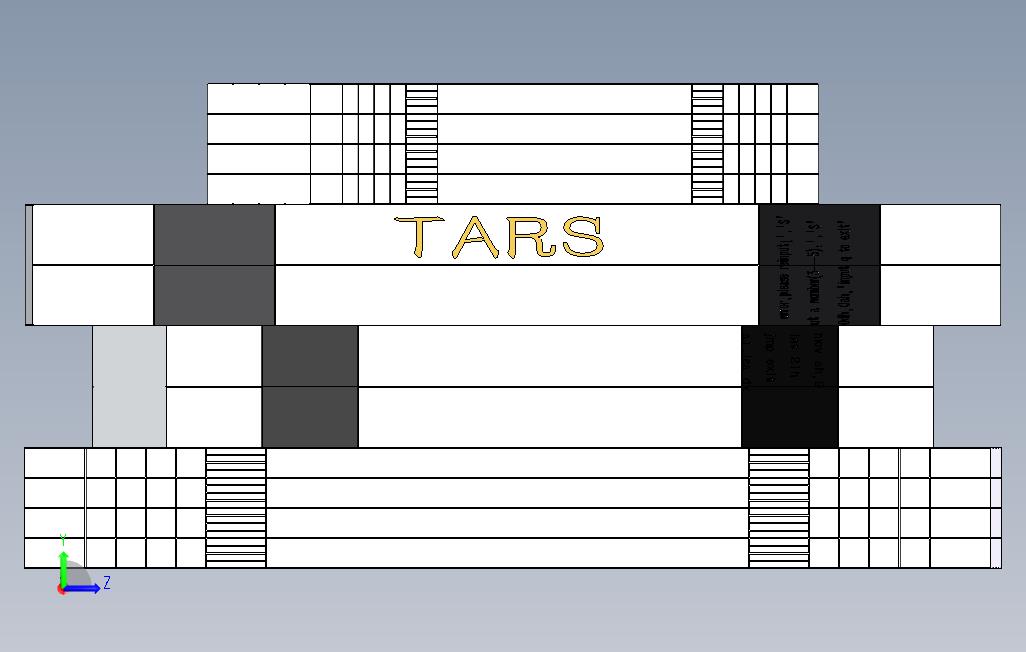 星际穿越中的Tars机器人 左侧视图