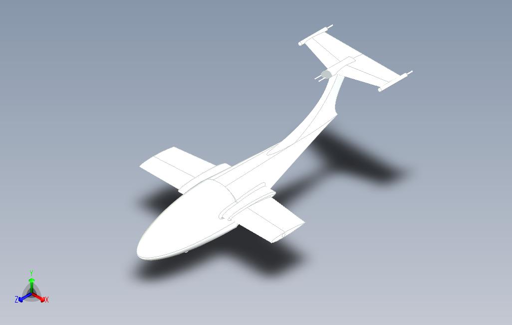 概念飞机3D模型