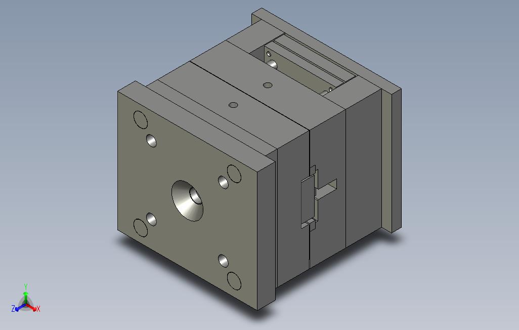 注塑模具3D图档