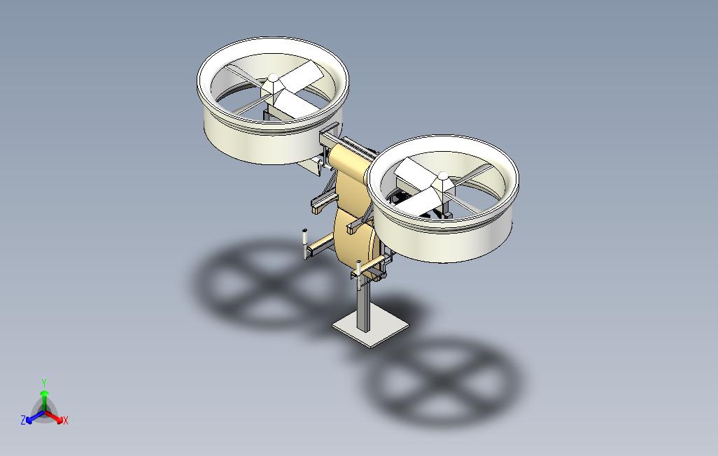 涡轮喷气发动机组件3D模型