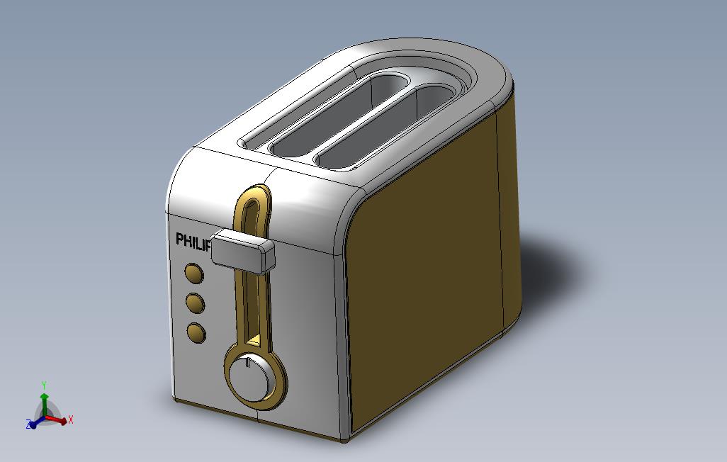 烤面包器3D模型
