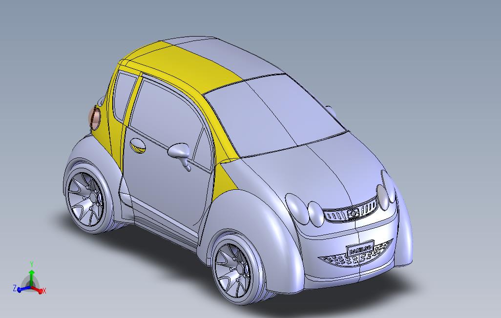 用Solidworks画的海馬小汽车（原文件）