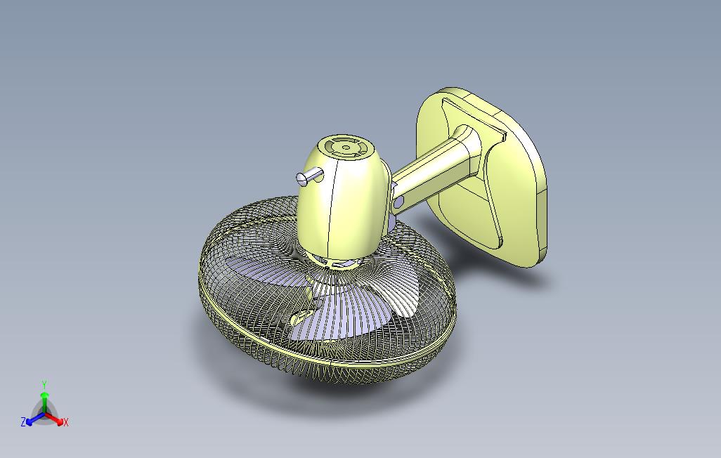 电风扇CATIA三维模型