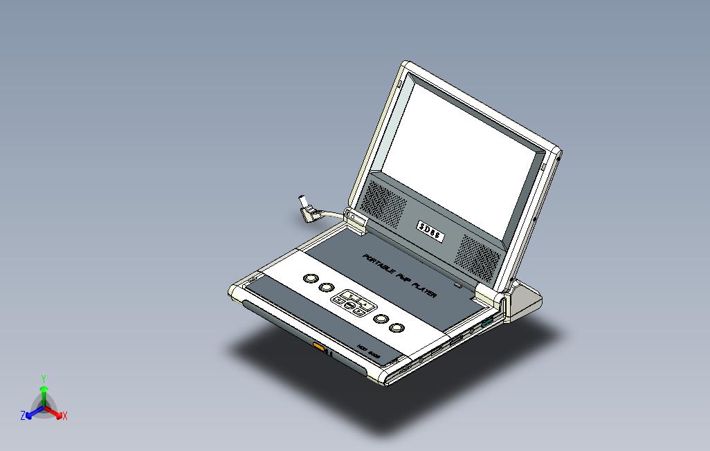 移动DVD产品图纸