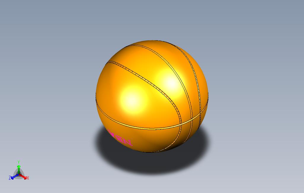 篮球3D模型