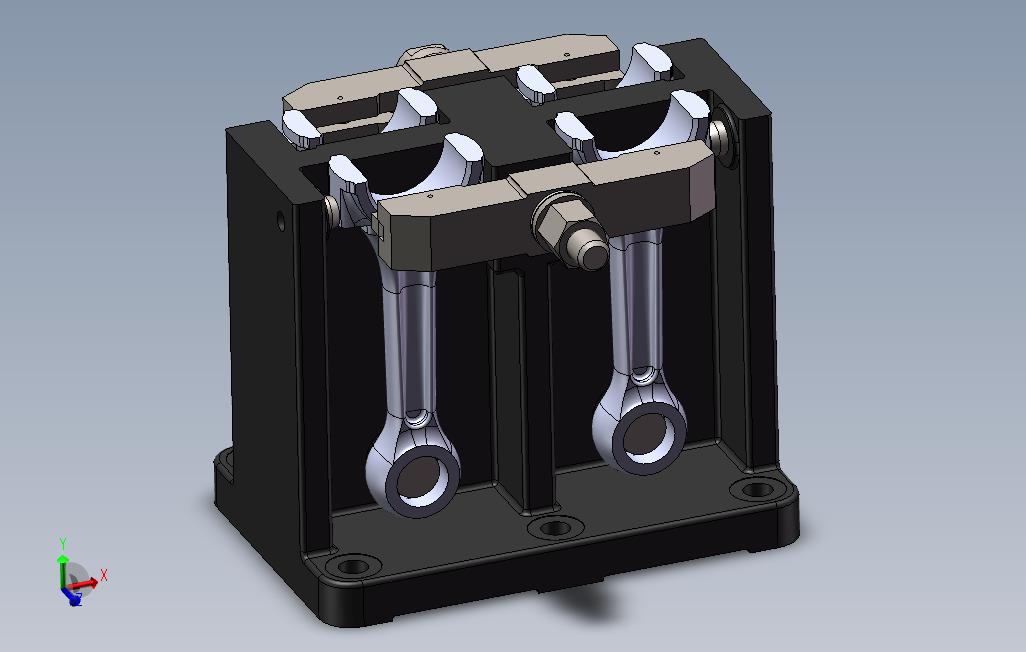 连杆建模_solidworks