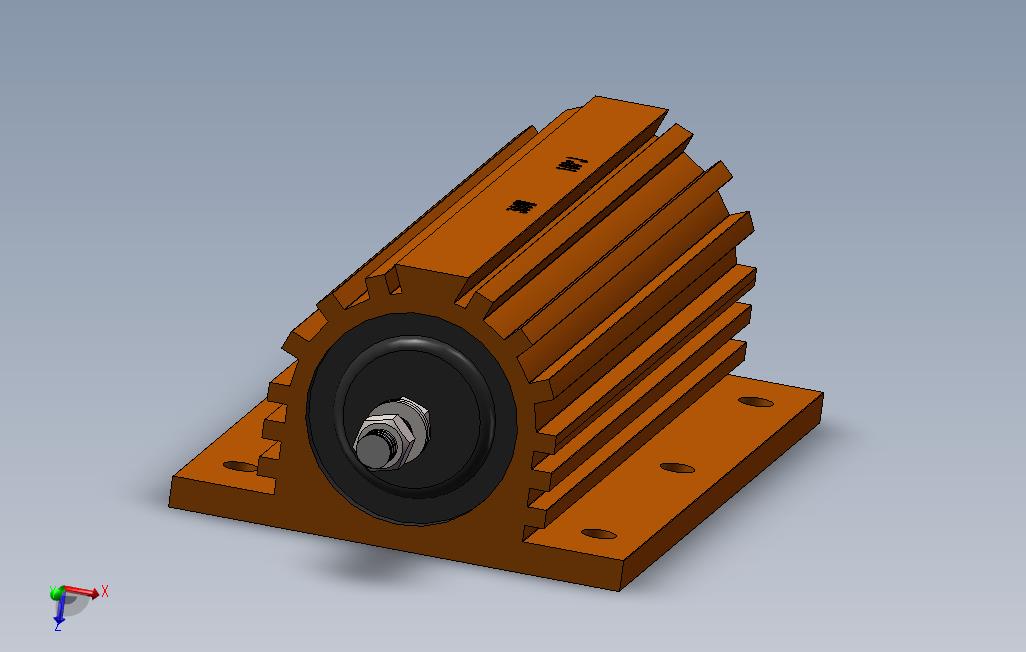 铝外壳功率绕线电阻器RX24-3W1RJ