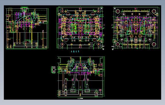 非常棒的CAD模具图