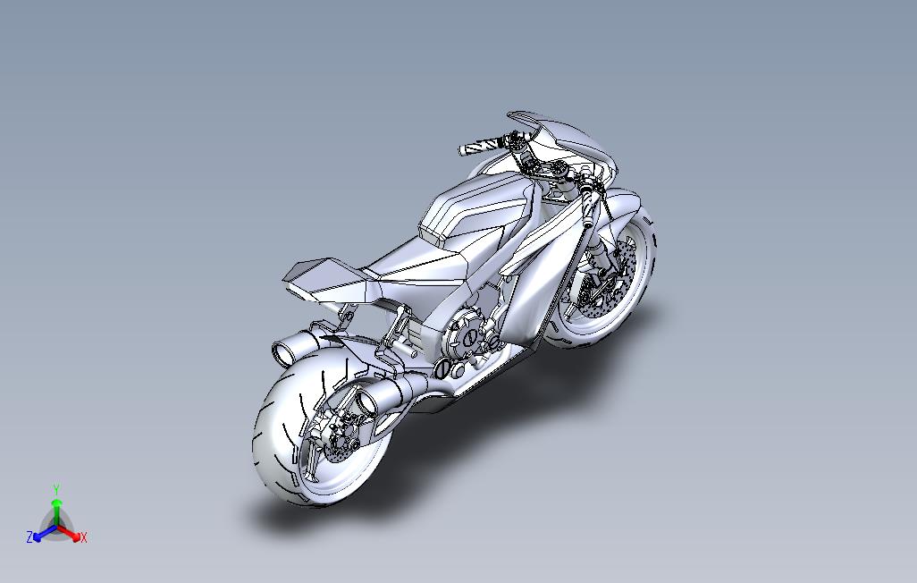 1摩托车3D模型