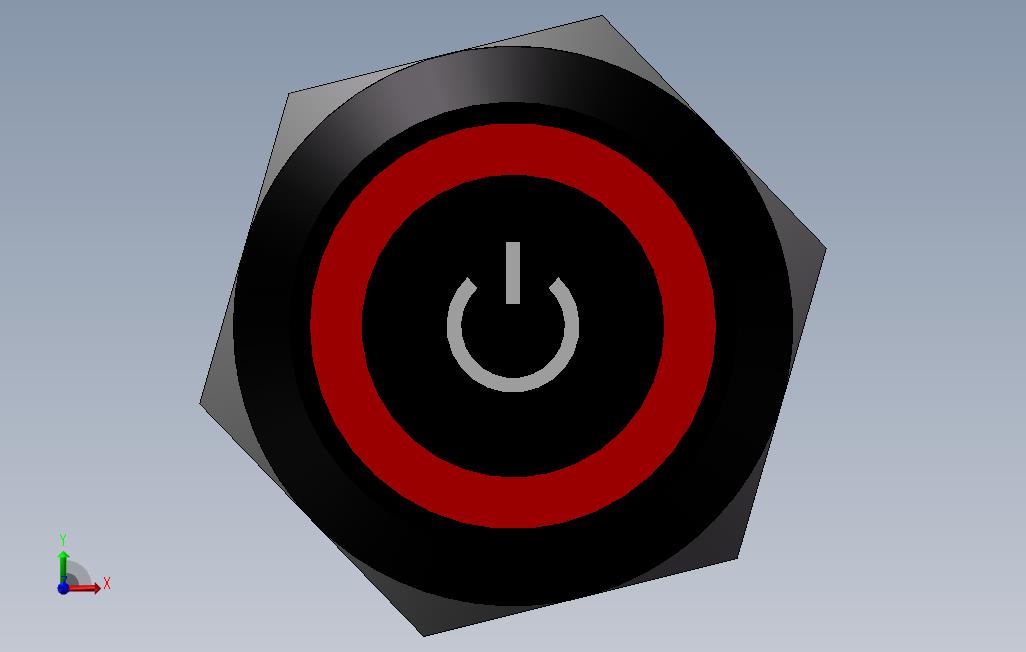 22mm不锈钢按钮_SOLIDWORKS 2016_模型图纸免费下载 – 懒石网