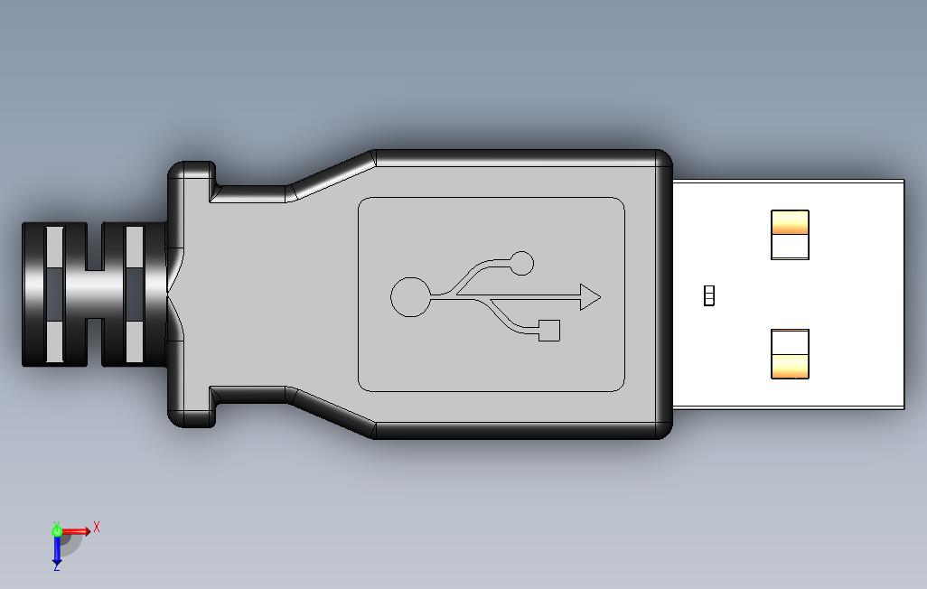 USB模型_SOLIDWORKS 2012_模型图纸免费下载 – 懒石网