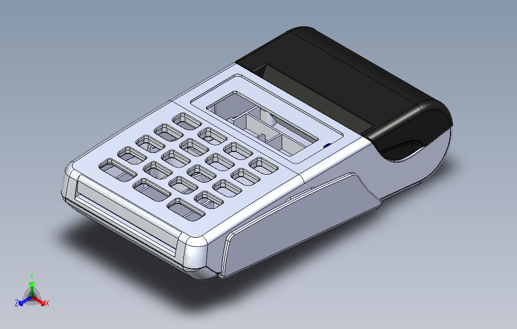 刷卡机详细3D图