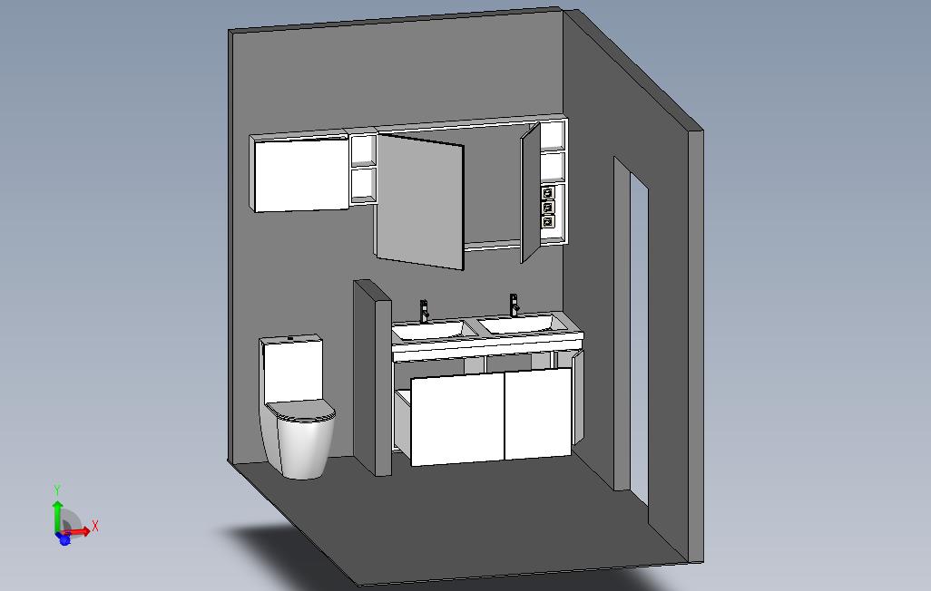 卫生间_SOLIDWORKS 2012_模型图纸免费下载 – 懒石网