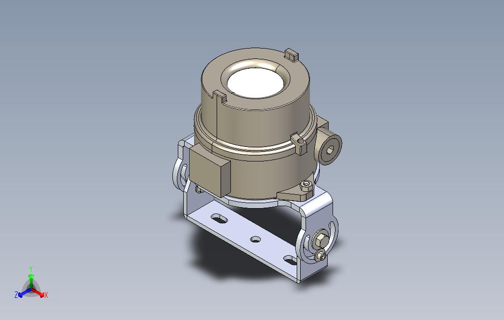 5mW防爆红色起重机警告激光器-C1D1-2-C2D1-2-铝外壳-12VDC