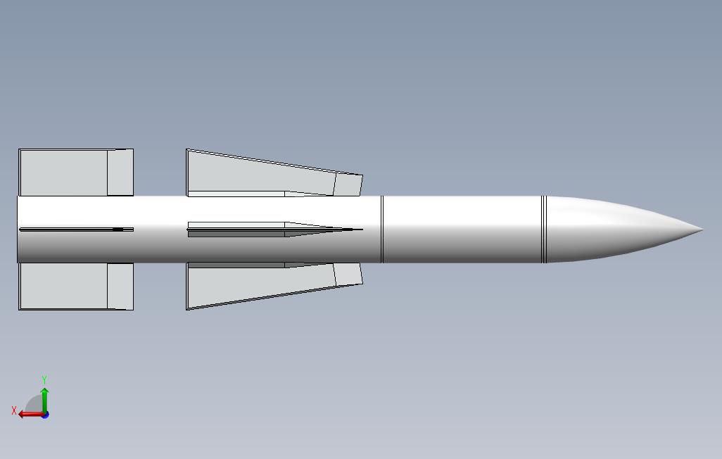 AIM-54凤凰城 背面视图