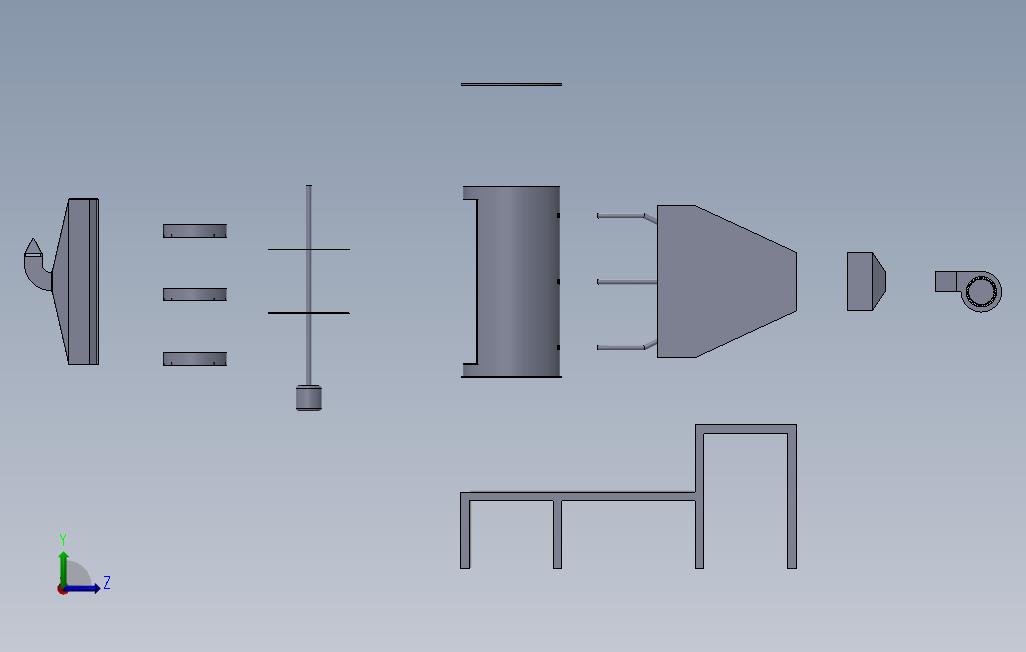 CSRTC干燥机_SOLIDWORKS 2014_模型图纸免费下载 – 懒石网