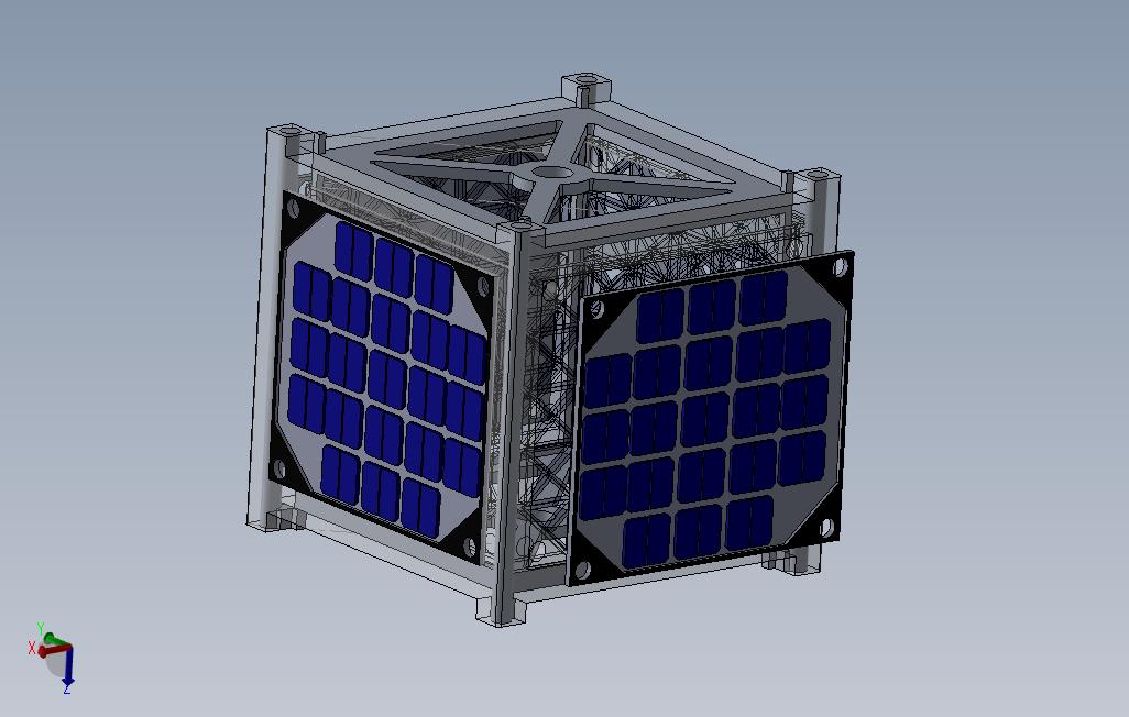 CubeSat模块_SOLIDWORKS 2013_模型图纸免费下载 – 懒石网