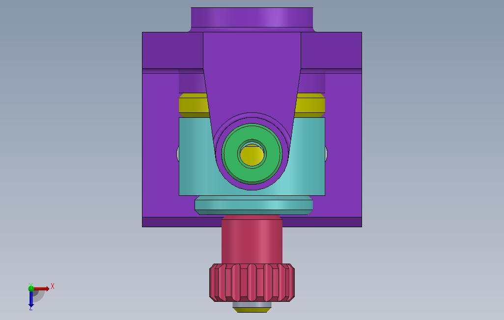 DRILLJIG 俯视图