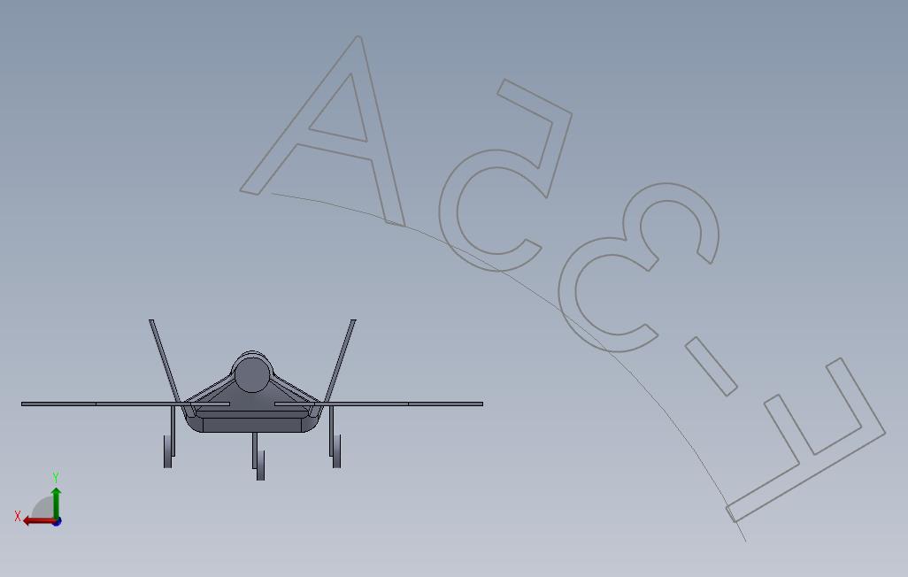 F-35A 背面视图