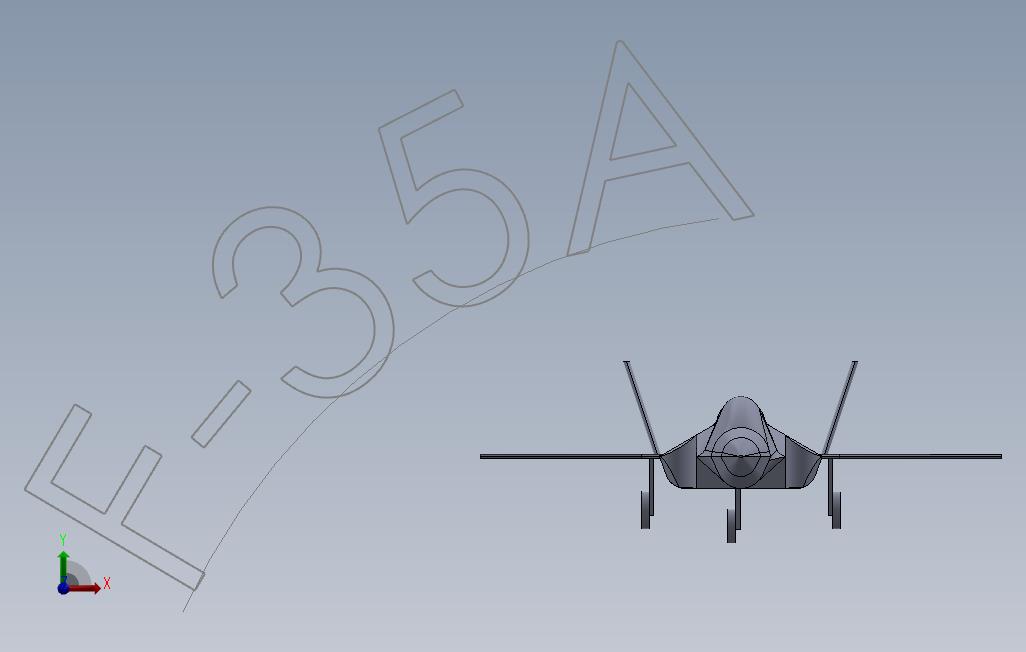 F-35A 正面视图