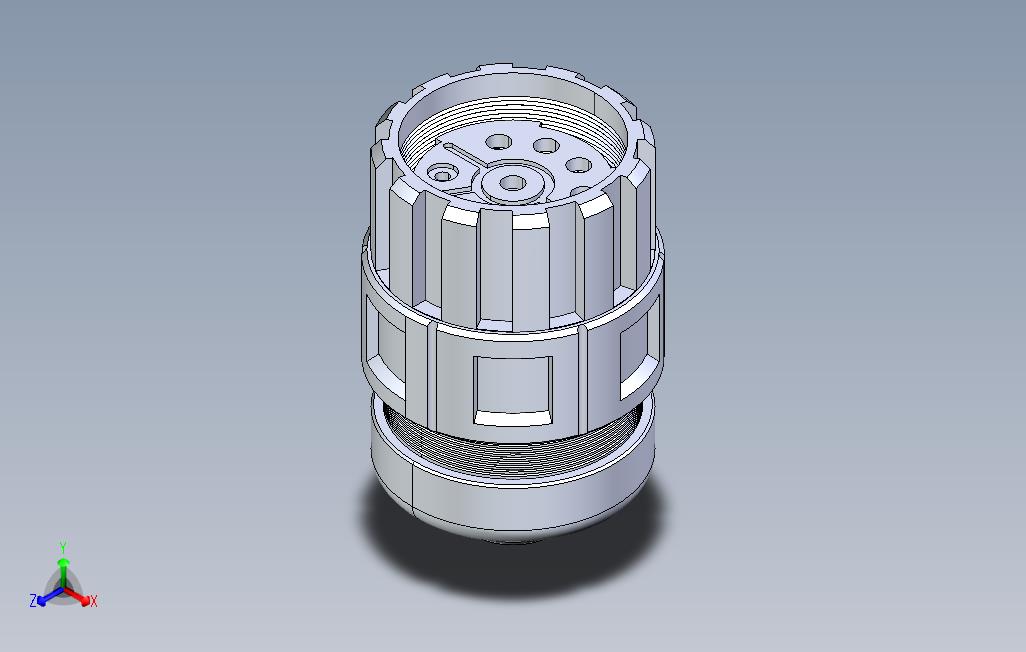 M23电源直连接器，母螺纹