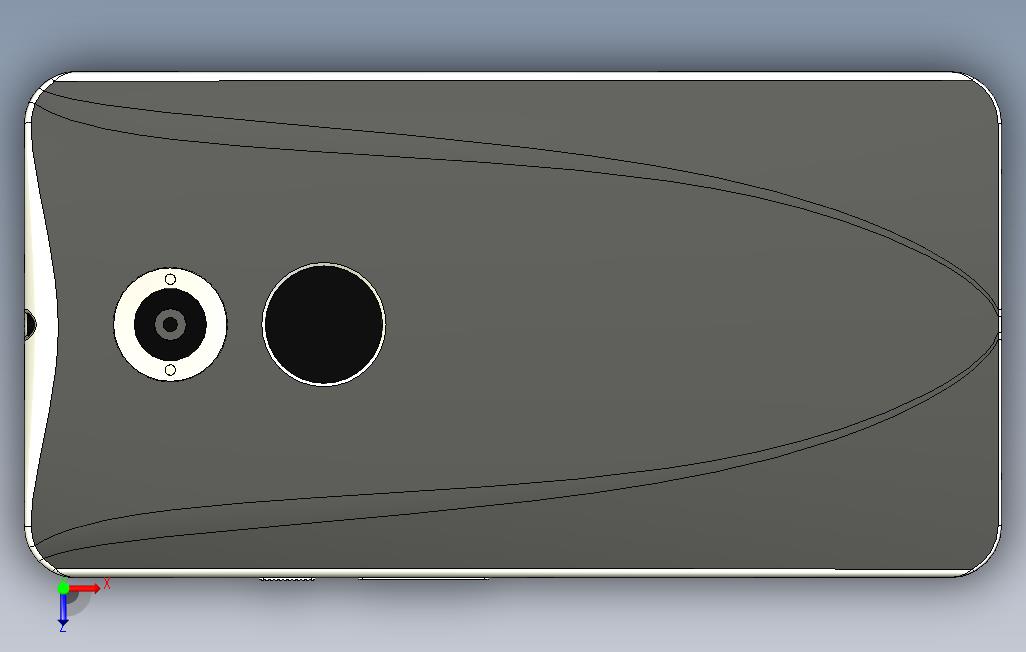 MotoX第二代 俯视图