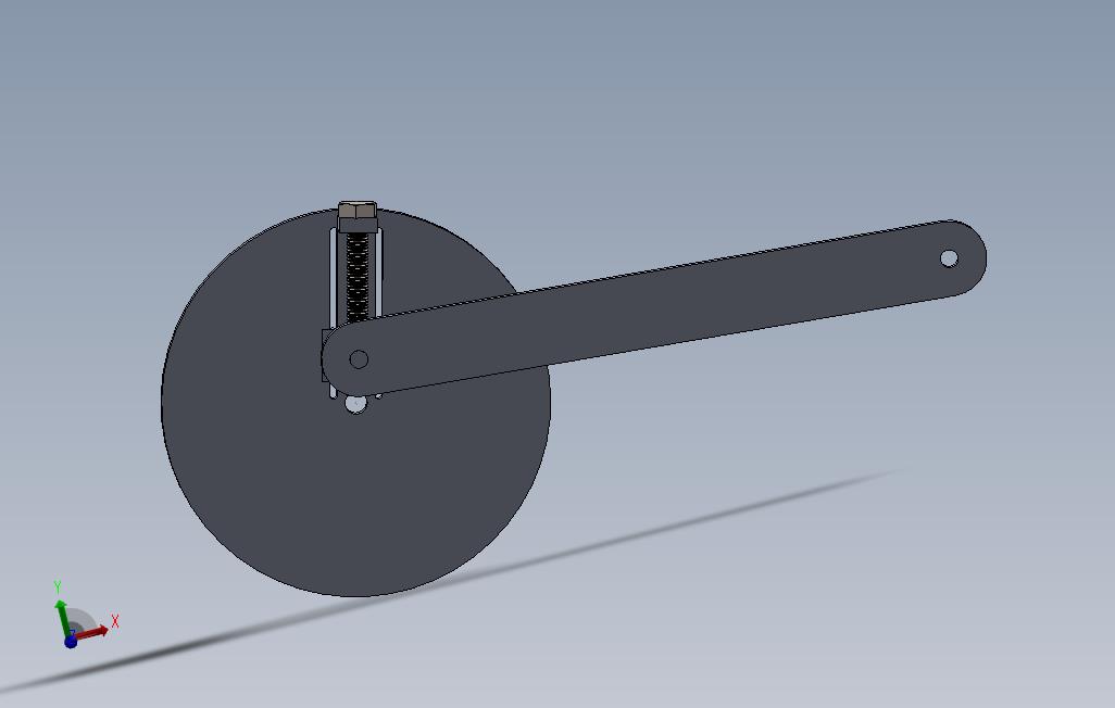 solidworks中的曲柄调长机构
